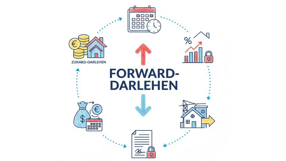 Verlauf eines Forward-Darlehen