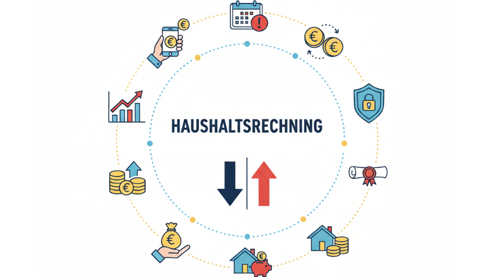 Ablauf einer Haushaltsrechnung