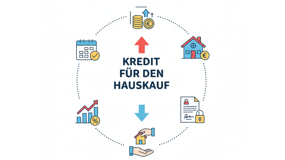 Ablauf eines Kredit für den Hauskauf