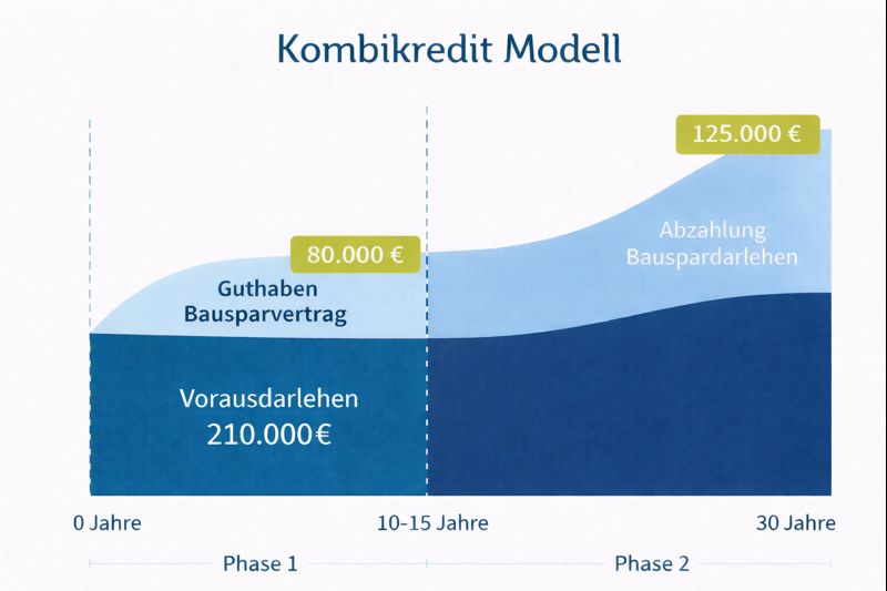 Vorausdarlehen: Mit Bausparvertrag sofort Geld erhalten