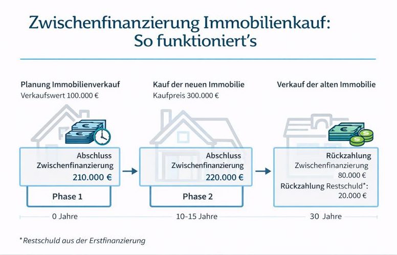 Zwischenfinanzierung für Immobilien – Kosten, Ablauf und Voraussetzungen